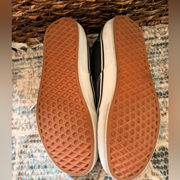 Vans Forest Green and White Canvas Sneakers - Picture 3 of 3